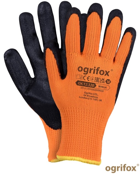 RĘKAWICE OCHRONNE OX.12.320 WINUA OCIEPLANE 12PAR