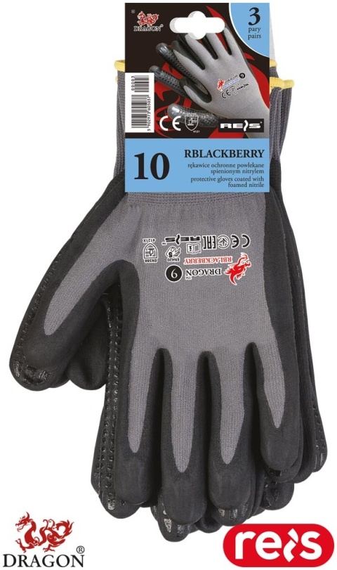 RĘKAWICE OCHRONNE RBLACKBERRY-S 3PARY