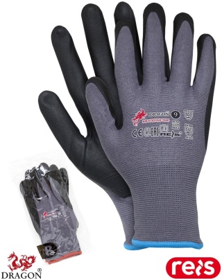RĘKAWICE OCHRONNE RBLACKFOAM-TESD ANTYELEKTROSTATYCZNE 12PAR