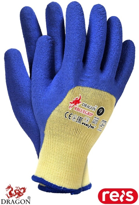 RĘKAWICE OCHRONNE RBLUEGRIP TRUDNOŚCIERALNE, ODPORNE 12PAR