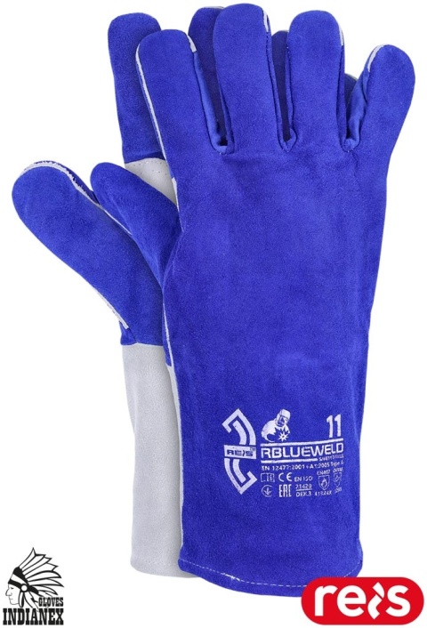 RĘKAWICE OCHRONNE RBLUEWELD SPAWALNICZE SKÓRA BYDLĘCA DWOINA