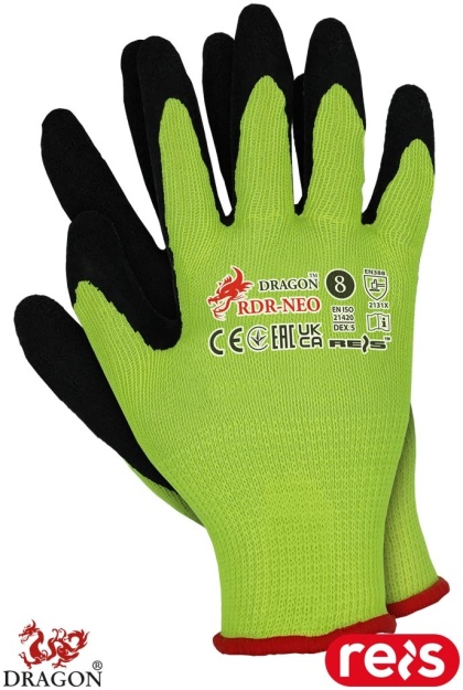 RĘKAWICE OCHRONNE RDR-NEO TRUDNOŚCIERALNE, ELASTYCZNE, 12PAR