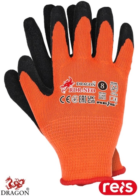 RĘKAWICE OCHRONNE RDR-NEO TRUDNOŚCIERALNE, ELASTYCZNE, 12PAR