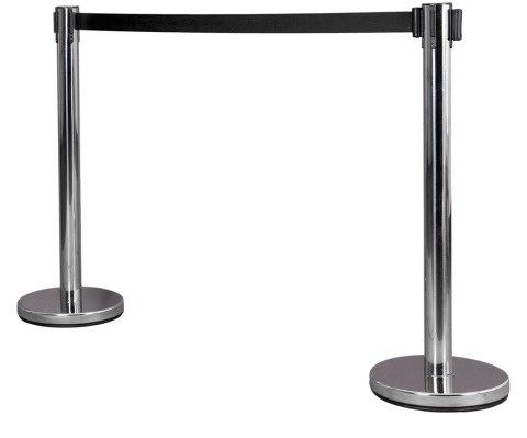 SŁUPEK STALOWY Z TAŚMĄ