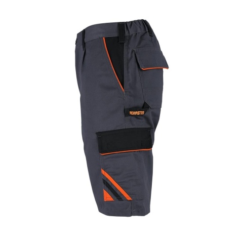 SPODNIE OCHRONNE DO PASA - KRÓTKIE PRO, GUMKA W PASIE, GRANATOWO-ŻÓŁTO-SZARE