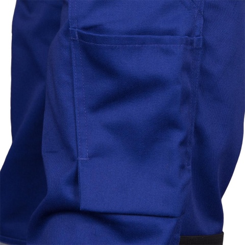 SPODNIE OCHRONNE OGRODNICZKI PROM KIESZENIE NA NAKOLANNIKI, ODBLASKI, SZARO-CZARNO-POMARAŃCZOWE