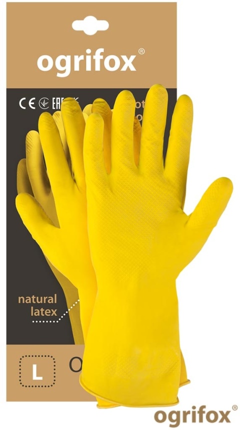 RĘKAWICE OCHRONNE OX.11.310 FLOX FLOKOWANE 12par