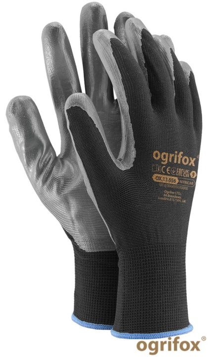 RĘKAWICE OCHRONNE OX.13.656 NITRICAR 12par