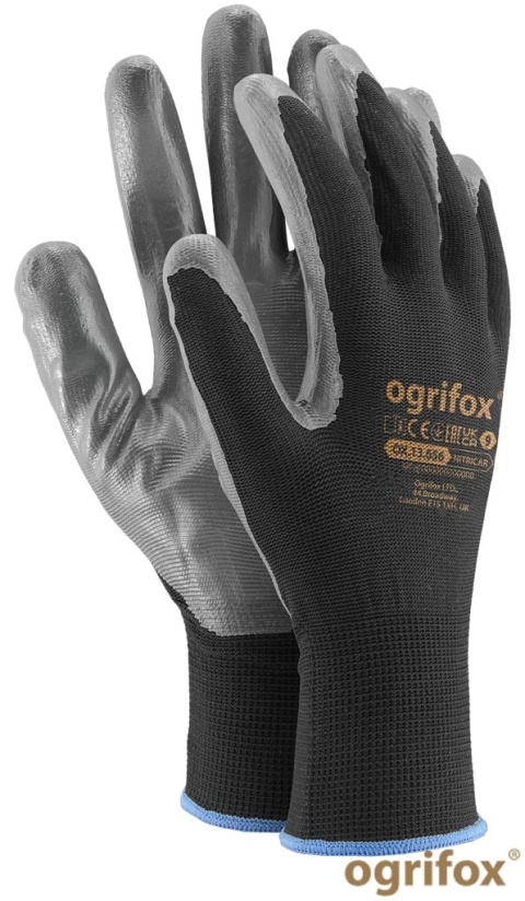 RĘKAWICE OCHRONNE OX.13.656 NITRICAR 12par