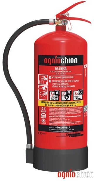 GAŚNICA PROSZKOWA 9 KG