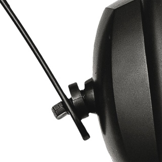 NAUSZNIKI PRZECIWHAŁASOWE OSB, SNR= 27 dB, CZARNO-CZERWONE