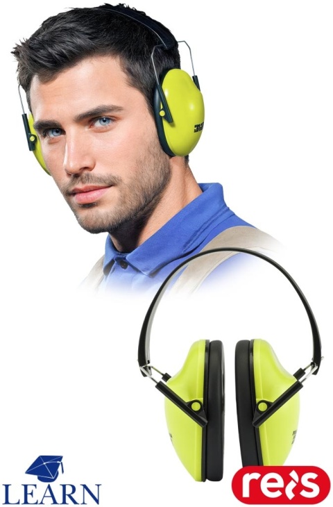 NAUSZNIKI PRZECIWHAŁASOWE OSL SNR=26,3 dB, SELEDYNOWE