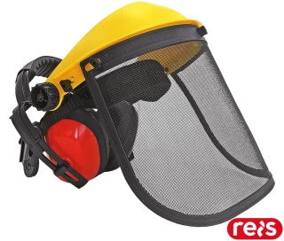 OSŁONA TWARZY Z OCHRONNIKAMI SŁUCHU