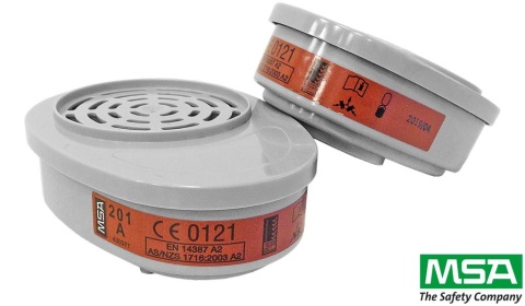 POCHŁANIACZ MSA A2, DO PÓŁMASEK I MASEK ADVANTAGE Z PODWÓJNYM POŁĄCZENIEM BAGNETOWYM