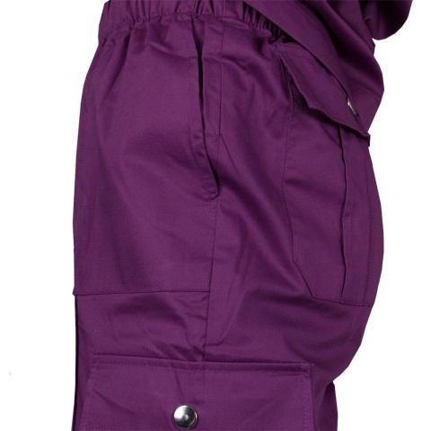 SPODNIE OCHRONNE DO PASA OSSIA DAMSKIE, LABORATORIA, USŁUGI KOSMETYCZNE, FIOLETOWE