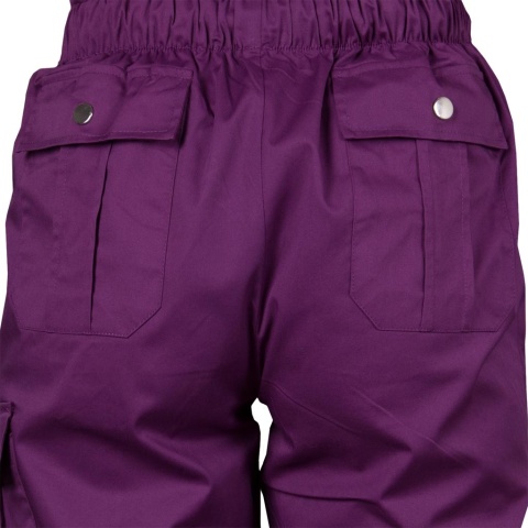 SPODNIE OCHRONNE DO PASA OSSIA DAMSKIE, LABORATORIA, USŁUGI KOSMETYCZNE, FIOLETOWE