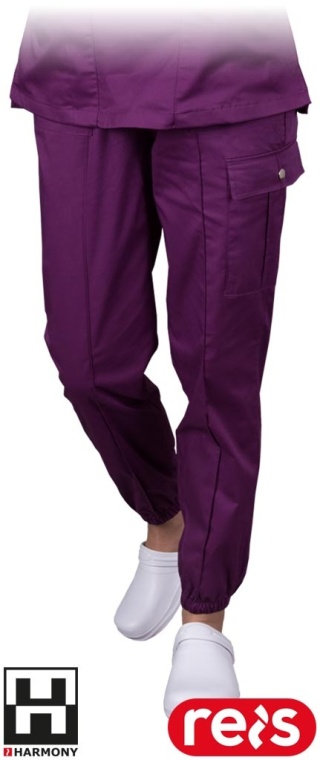 SPODNIE OCHRONNE DO PASA OSSIA DAMSKIE, LABORATORIA, USŁUGI KOSMETYCZNE, FIOLETOWE