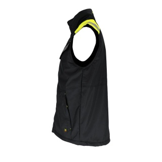 BEZRĘKAWNIK OCHRONNY OCIEPLANY RAUT, RIP-STOP OCHRONA PRZED ROZDARCIEM CZARNO-ZÓŁTY