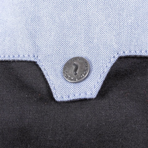 BLUZA KUCHARSKA OCHRONNA MARCATO SIATECZKA PO BOKACH CZARNA