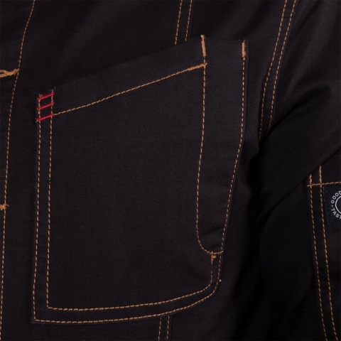 BLUZA KUCHARSKA OCHRONNA MUSETTO CZARNA