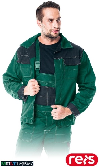 BLUZA OCHRONNA MMB MULTI MASTER OTWORY WENTYLACYJNE ZIELONO-CZARNA