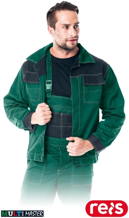 BLUZA OCHRONNA MMB MULTI MASTER OTWORY WENTYLACYJNE ZIELONO-CZARNA
