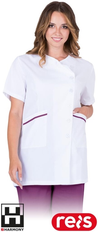 BLUZA OCHRONNA NONA DAMSKA BIAŁO-FIOLETOWA