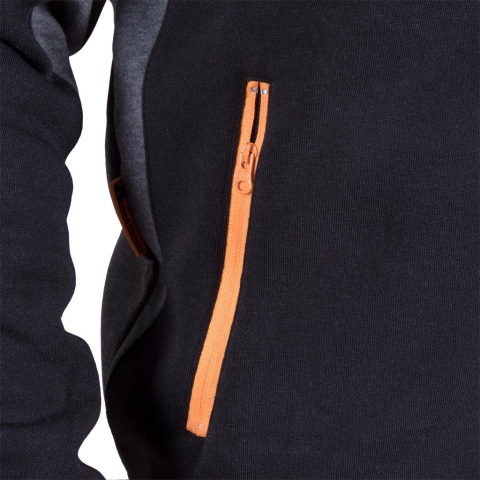 BLUZA OCHRONNA SCOTER DRESOWA Z KAPTUREM, CZARNO-SZARO-ŻÓŁTA