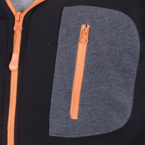 BLUZA OCHRONNA SCOTER DRESOWA Z KAPTUREM, CZARNO-SZARA