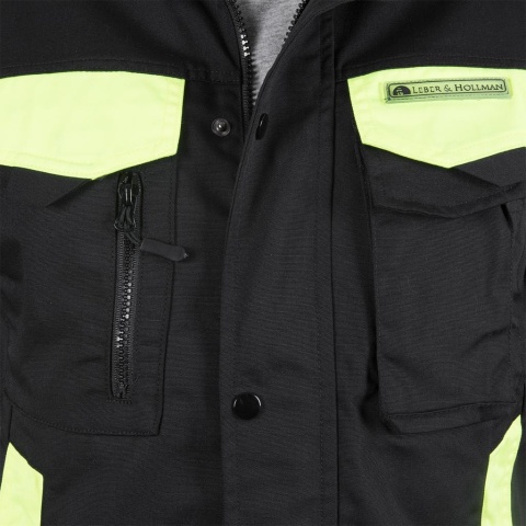 BLUZA OCHRONNA TANZO, SYSTEM WENTYLACJI, CZARNO-ŻÓŁTA