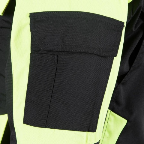 BLUZA OCHRONNA TANZO, SYSTEM WENTYLACJI, CZARNO-ŻÓŁTA