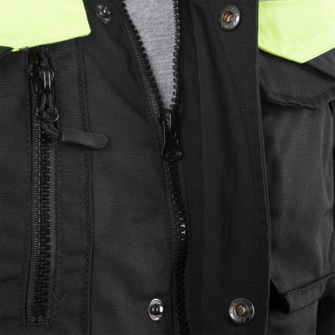 BLUZA OCHRONNA TANZO, SYSTEM WENTYLACJI, CZARNO-ŻÓŁTA