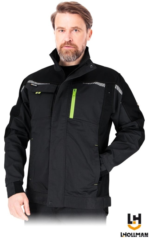 BLUZA OCHRONNA TAURUS ODBLASKOWE ELEMENTY, CZARNO-SZARA