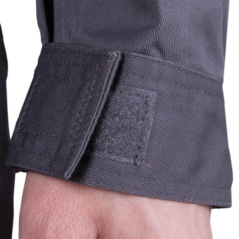 BLUZA OCHRONNA ROBOCZA MĘSKA WILSTER PRZEDŁUŻANY TYŁ SZARA