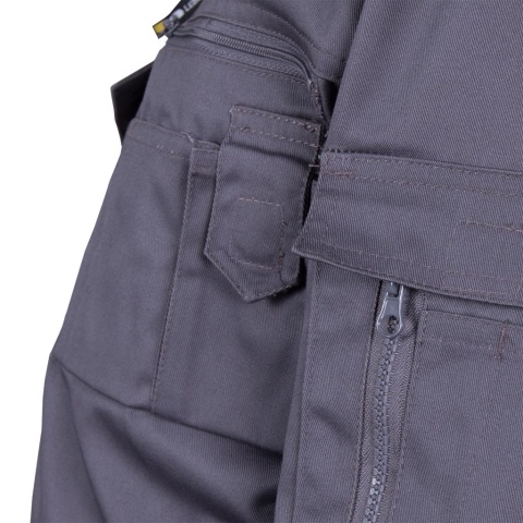 BLUZA OCHRONNA ROBOCZA MĘSKA WILSTER PRZEDŁUŻANY TYŁ CZERWONA