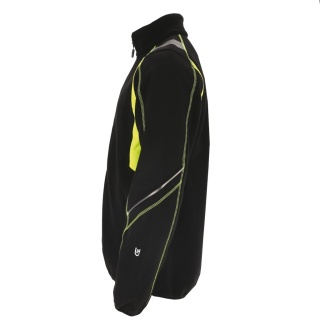 BLUZA OCHRONNA Z POLARU SOFTSHELL TAYGER SOFTSHELL 4 KIERUNKOWY STRETCH, STRECZ, CZARNO-ŻÓŁTA