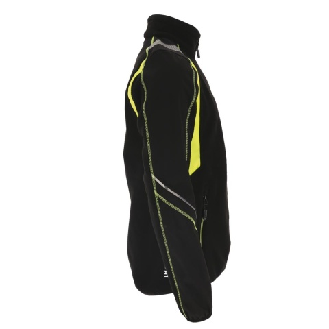 BLUZA OCHRONNA Z POLARU SOFTSHELL TAYGER SOFTSHELL 4 KIERUNKOWY STRETCH, STRECZ, CZARNO-ŻÓŁTA