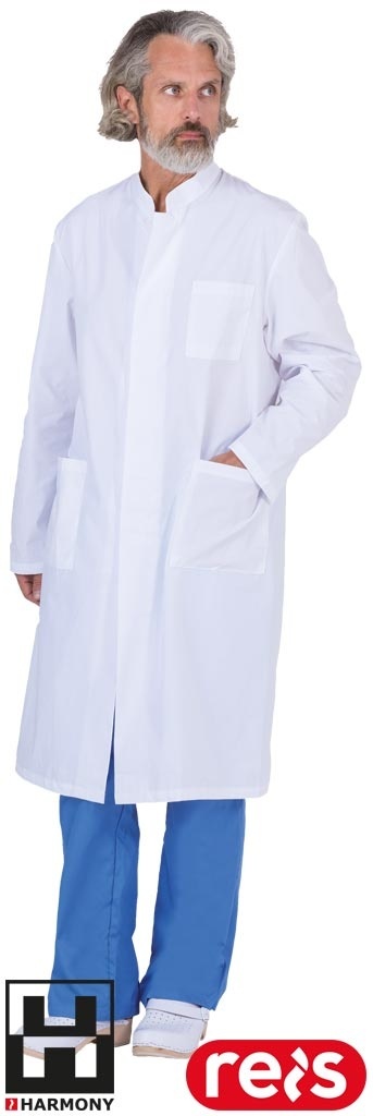 FARTUCH OCHRONNY MOSSO MĘSKI DO PRACY W LABORATORIUM, MEDYCYNIE