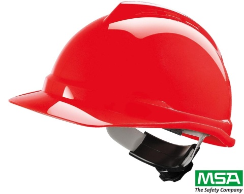 HEŁM OCHRONNY V-GARD 500 ODPORNY NA DZIAŁANIA NISKIEJ TEMPERATURY CZERWONY