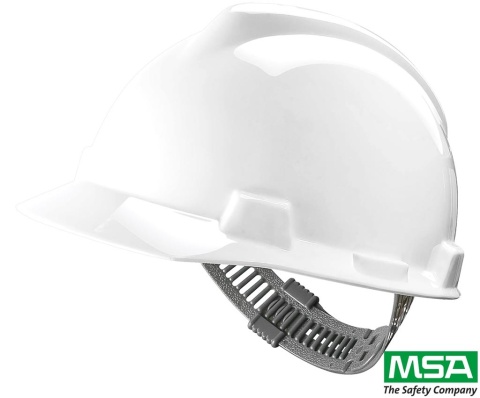 HEŁM OCHRONNY V-GARD Z TWORZYWA HDPE BIAŁY