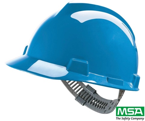 HEŁM OCHRONNY V-GARD Z TWORZYWA HDPE NIEBIESKI