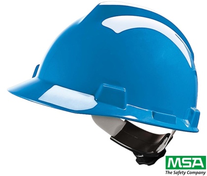 HEŁM OCHRONNY V-GARD NIEBIESKI