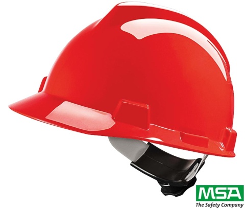 HEŁM OCHRONNY V-GARD CZERWONY