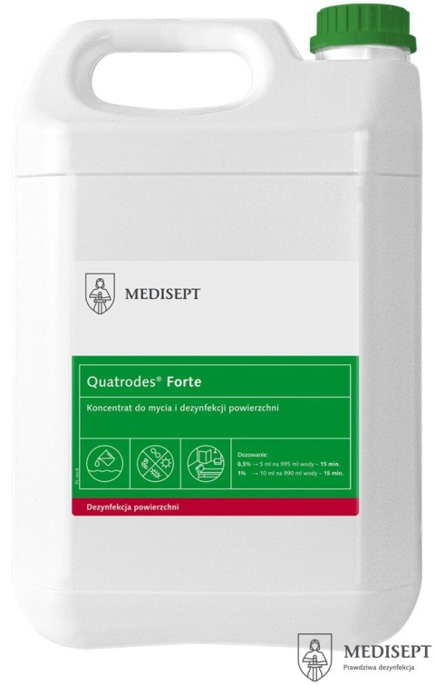 KONCENTRAT DO MYCIA I DEZYNFEKCJI POWIER Quatrodes® Forte