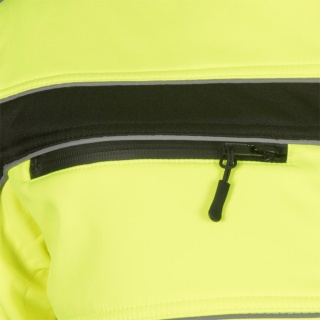 KURTKA OCHRONNA OSTRZEGAWCZA NEMO SOFTSHELL ŻÓŁTO-CZARNA