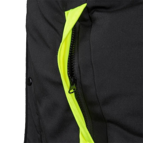 KURTKA OCHRONNA OCIEPLANA TANZOW CZARNO-ŻÓŁTA