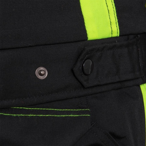 KURTKA OCHRONNA OCIEPLANA TANZOW CZARNO-ŻÓŁTA