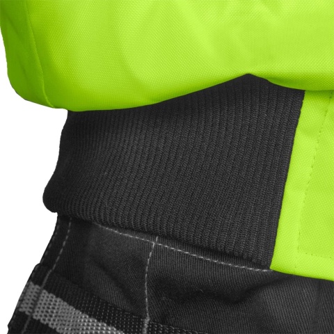 KURTKA OCHRONNA OCIEPLANA XVERT ZIMOWA DLA DROGOWCÓW ŻÓŁTO-CZARNA