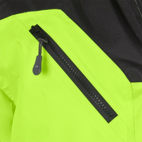 KURTKA OCHRONNA OCIEPLANA XVERT ZIMOWA DLA DROGOWCÓW ŻÓŁTO-CZARNA