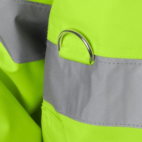 KURTKA OCHRONNA OCIEPLANA XVERT ZIMOWA DLA DROGOWCÓW ŻÓŁTO-CZARNA